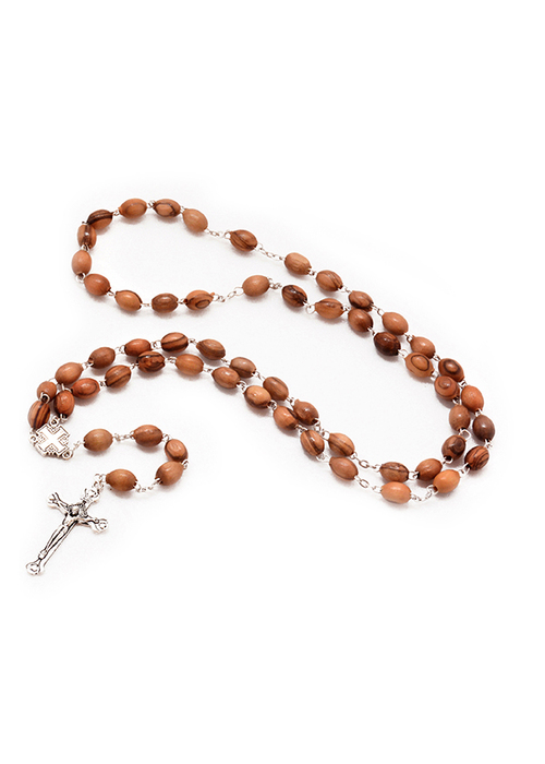 Rosenkranz an der Kette 55 cm