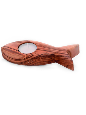 Teelicht "Fisch" (13,5 x 5,5 cm)