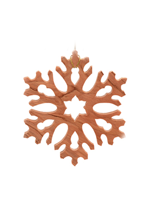 Weihnachtsanhänger "Schneestern" (9 cm)