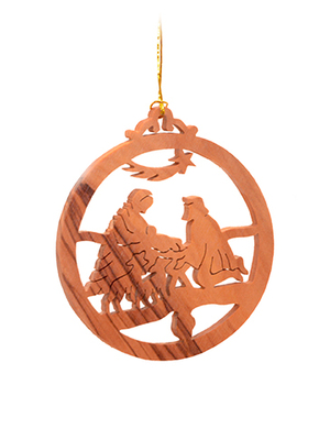 Weihnachtsanhänger "Heilige Nacht" (7,7 cm)