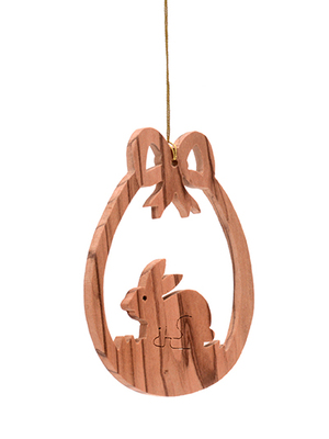 Anhänger Osterhase, 10 cm