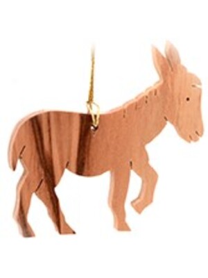 Weihnachtsanhänger "Esel" (6 x 7 cm)