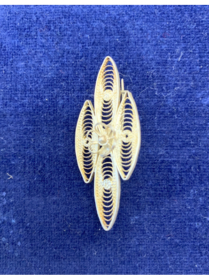 Silberschmuck aus Midyat - Brosche 4,5 x 2 cm