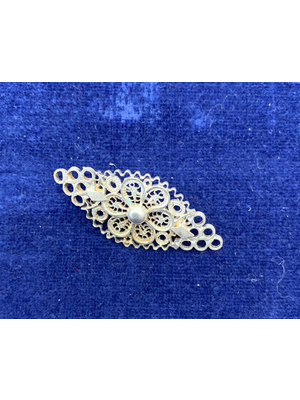 Silberschmuck aus Midyat - Brosche 4 x 1,8 cm