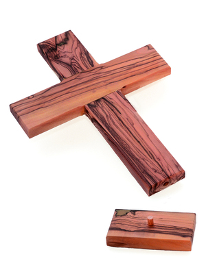 Kreuz schlicht (23 x 16 cm), natur (auch als Stehkreuz verwendbar)