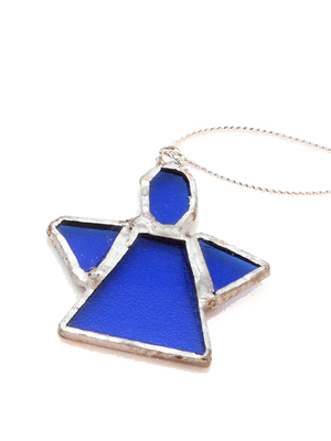 Scherbenengerl, 5-7 cm , blau