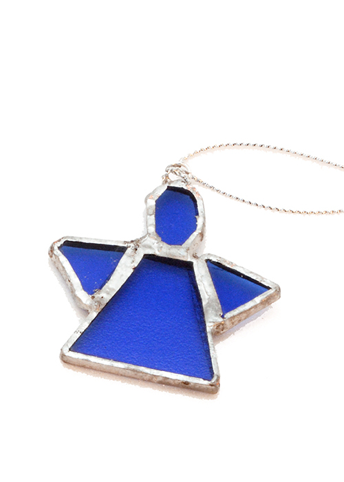 Scherbenengerl, 5-7 cm , blau