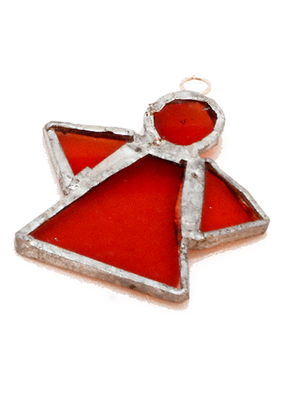 Scherbenengerl, 5-7 cm , rot