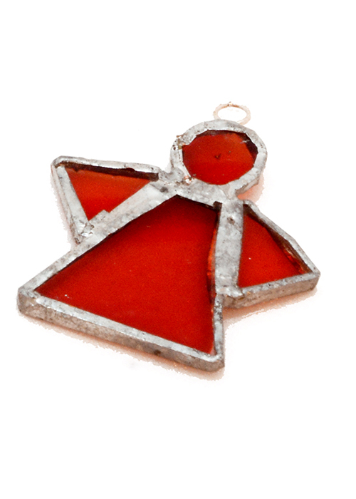 Scherbenengerl, 5-7 cm , rot