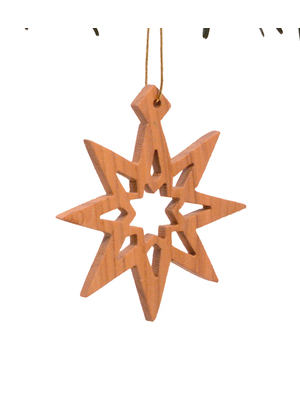 Weihnachtsanhänger "Stern" (6 x 5,5 cm)