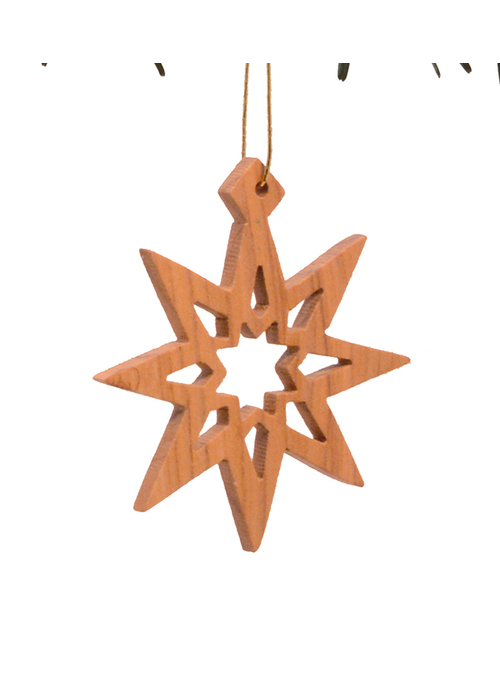 Weihnachtsanhänger "Stern" (6 x 5,5 cm)