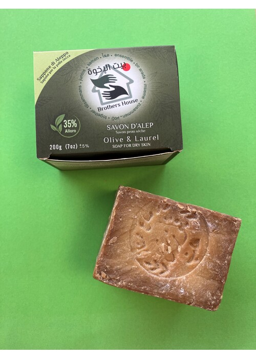 Seife aus Olivenöl aus Aleppo/Syrien - Stück zu 200 g